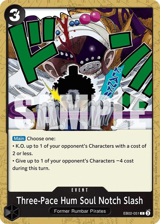 Three-Pace Hum Soul Notch Slash (EB02-051) [Extra Booster: Anime 25th Collection]
