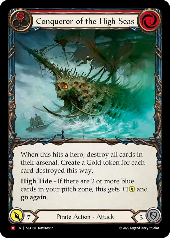 Image for Conqueror of the High Seas (SEA130) (High Seas) - Flesh and Blood TCG