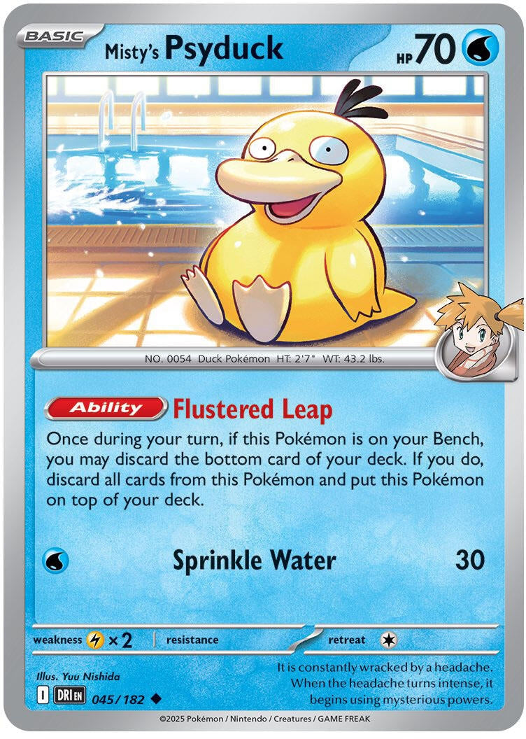 Misty's Psyduck (045/182) (SV10: Destined Rivals)