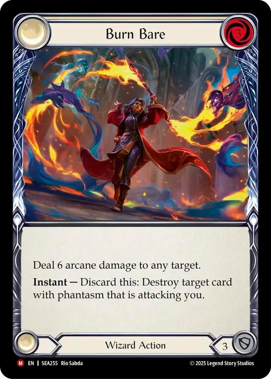 Image for Burn Bare (SEA255) (High Seas) - Flesh and Blood TCG