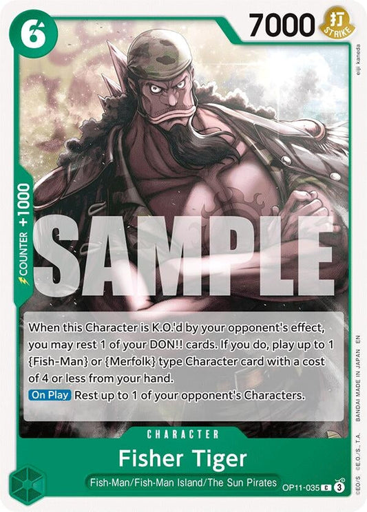 Fisher Tiger (OP11-035) (A Fist of Divine Speed)