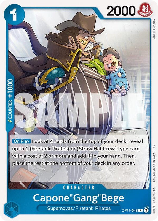 Capone"Gang"Bege (048) (OP11-048) (A Fist of Divine Speed)