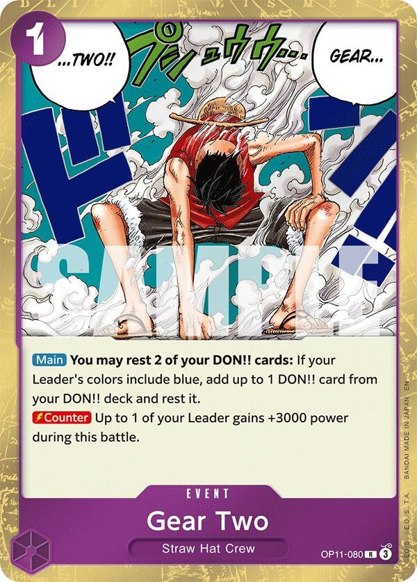 Gear Two (OP11-080) (A Fist of Divine Speed)