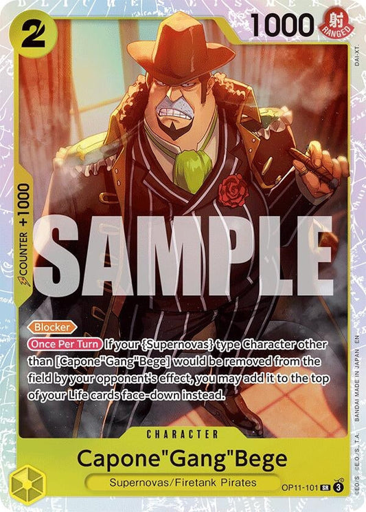 Capone"Gang"Bege (101) (OP11-101) (A Fist of Divine Speed)