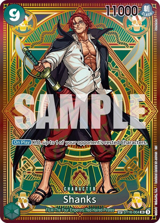 Image for Shanks (SP) (ST16-004) (A Fist of Divine Speed) - One Piece Card Game