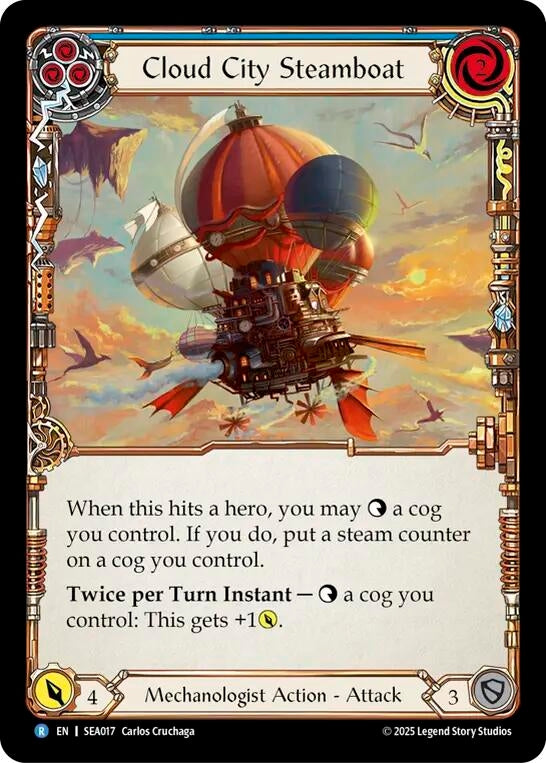 Cloud City Steamboat (Blue) (SEA017) [High Seas]