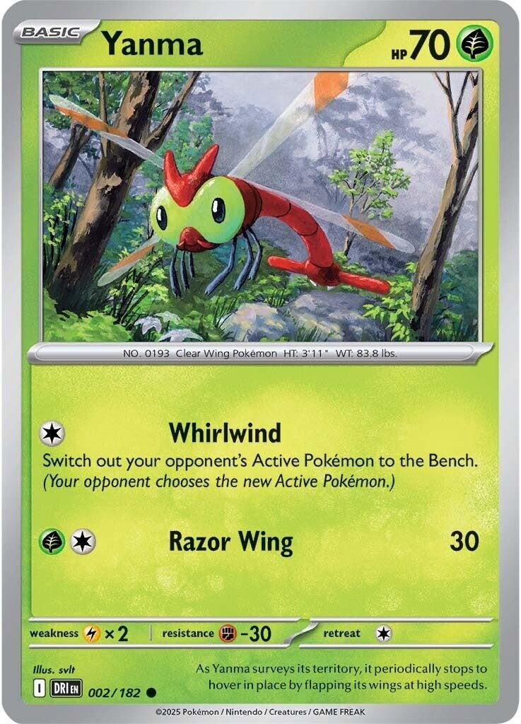 Yanma (002/182) (SV10: Destined Rivals)