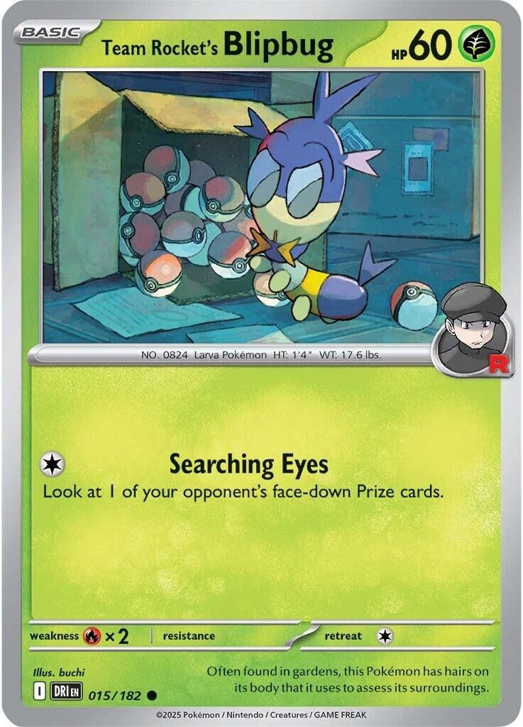 Team Rocket's Blipbug (015/182) (SV10: Destined Rivals)