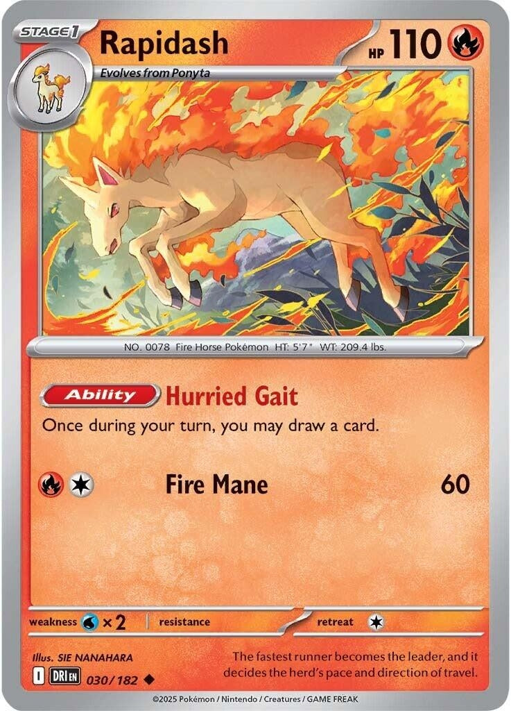Rapidash (030/182) (SV10: Destined Rivals)