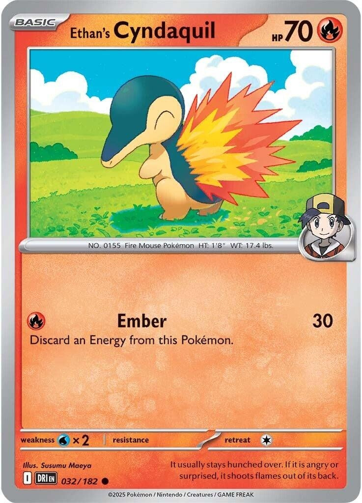 Ethan's Cyndaquil (032/182) (SV10: Destined Rivals)