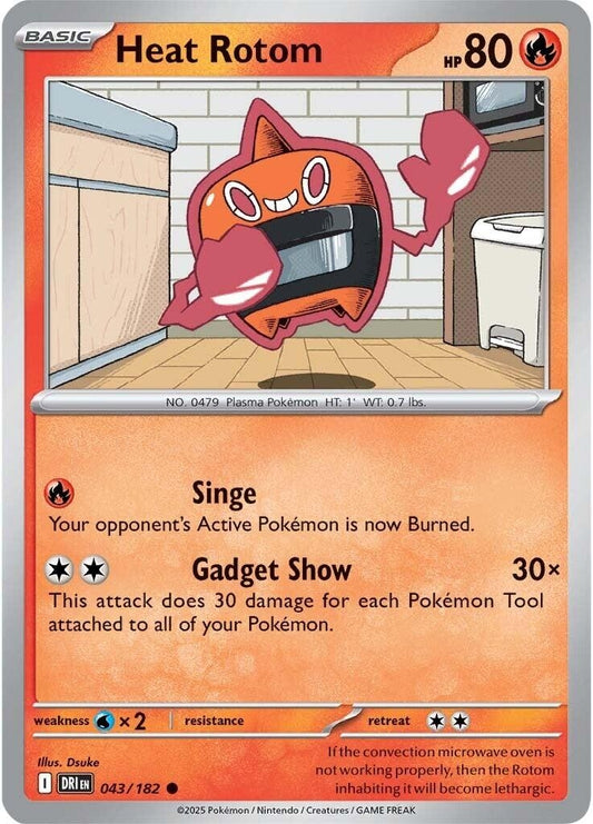 Heat Rotom (043/182) (SV10: Destined Rivals)