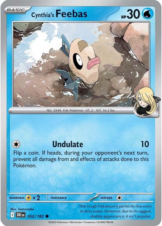 Cynthia's Feebas (052/182) (SV10: Destined Rivals)