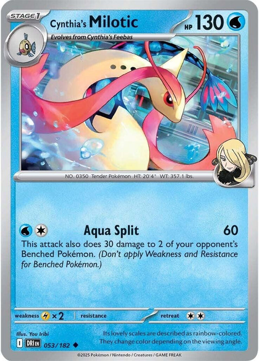 Cynthia's Milotic (053/182) (SV10: Destined Rivals)