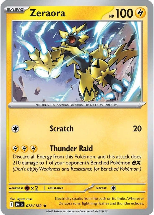 Zeraora (078/182) (SV10: Destined Rivals)