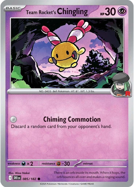 Team Rocket's Chingling (085/182) (SV10: Destined Rivals)