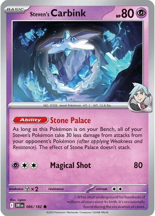 Steven's Carhink (086/182) (SV10: Destined Rivals)
