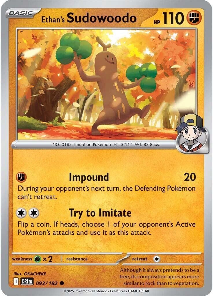 Ethan's Sudowoodo (093/182) (SV10: Destined Rivals)