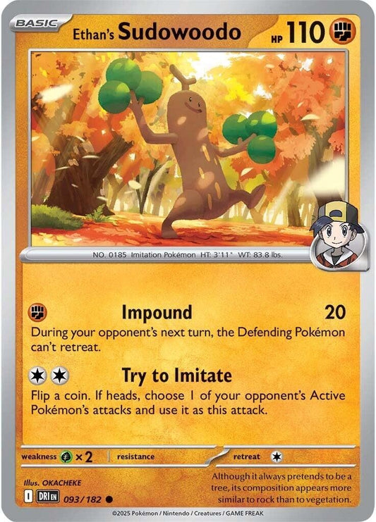 Ethan's Sudowoodo (093/182) (SV10: Destined Rivals)