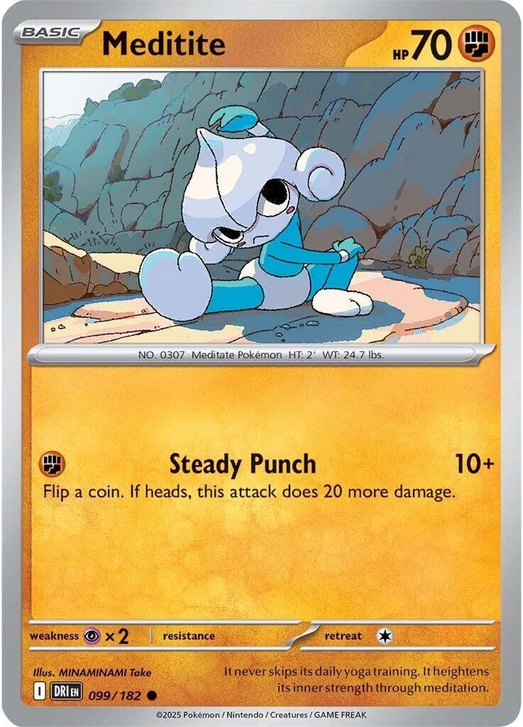 Meditite (099/182) (SV10: Destined Rivals)