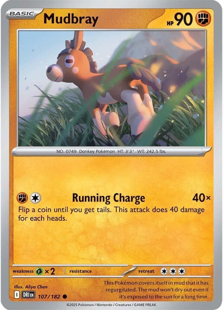 Mudbray (107/182) (SV10: Destined Rivals)
