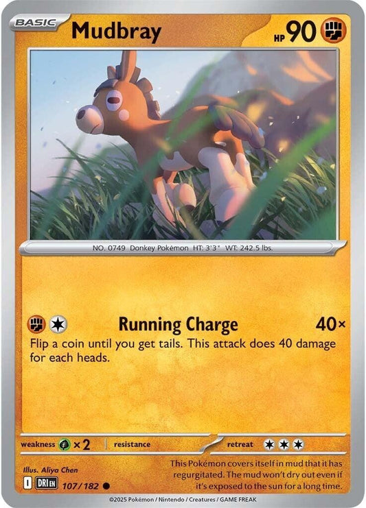 Mudbray (107/182) (SV10: Destined Rivals)