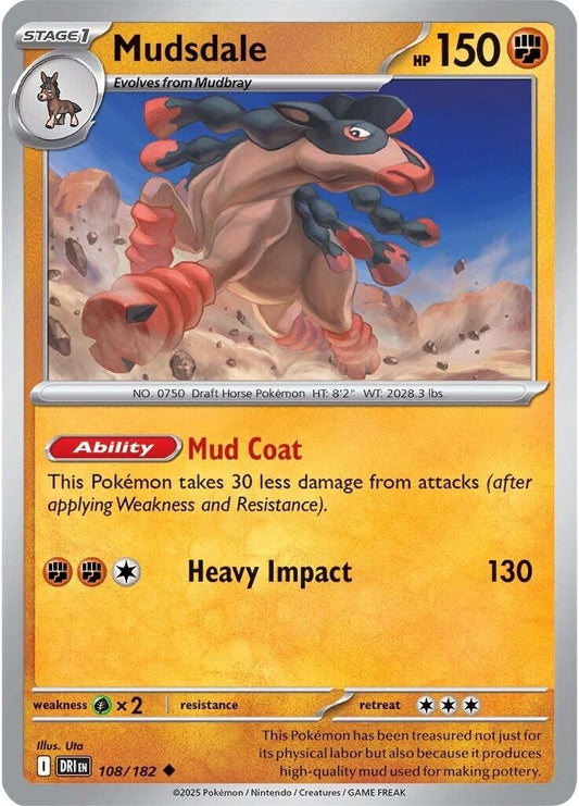 Mudsdale (108/182) (SV10: Destined Rivals)