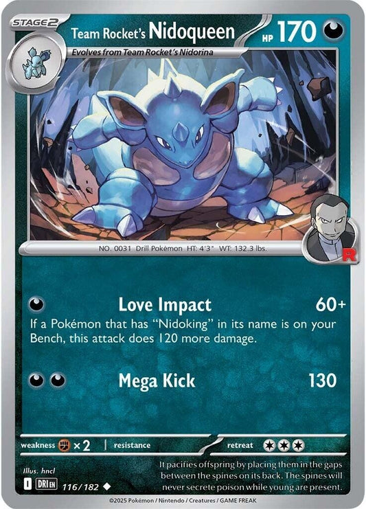 Team Rocket's Nidoqueen (116/182) (SV10: Destined Rivals)