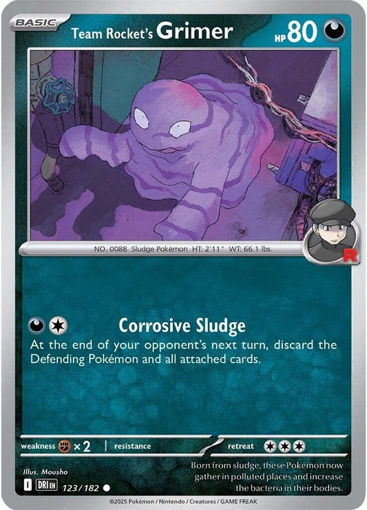 Team Rocket's Grimer (123/182) (SV10: Destined Rivals)