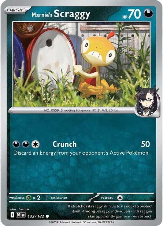 Marnie's Scraggy (132/182) (SV10: Destined Rivals)