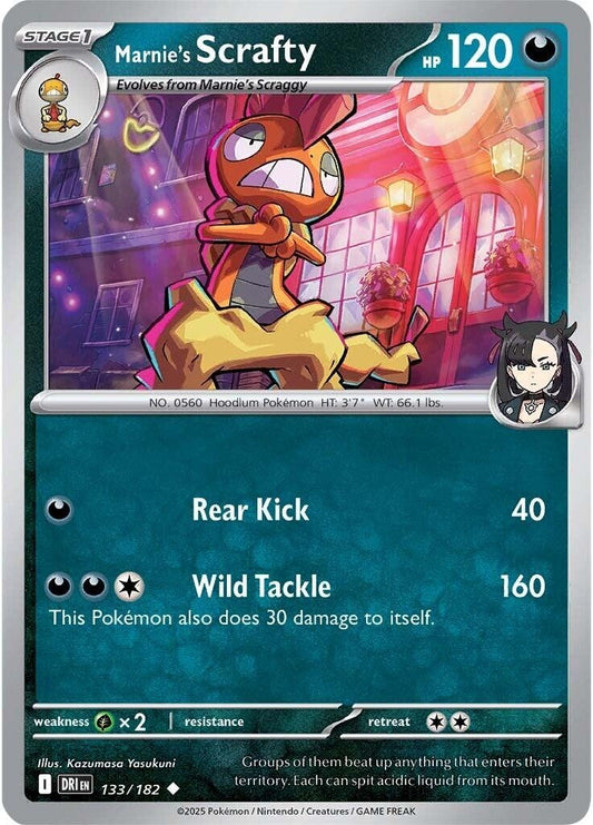 Marnie's Scrafty (133/182) (SV10: Destined Rivals)