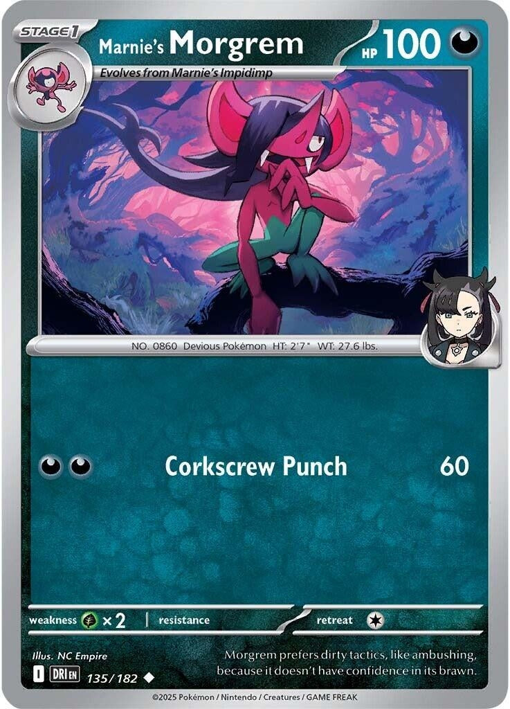 Marnie's Morgrem (135/182) (SV10: Destined Rivals)