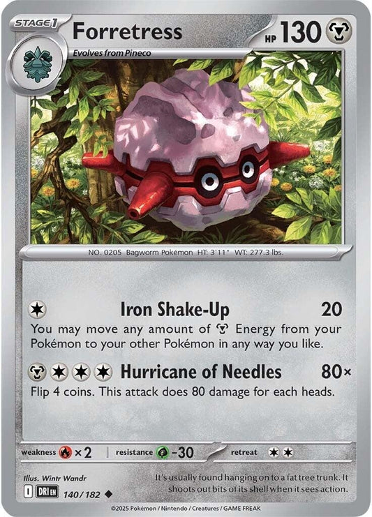 Forretress (140/182) (SV10: Destined Rivals)