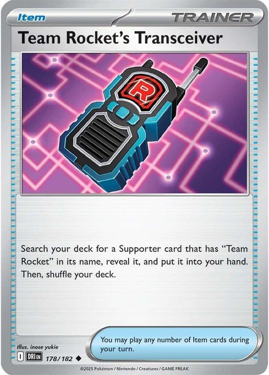 Team Rocket's Transceiver (178/182) (SV10: Destined Rivals)