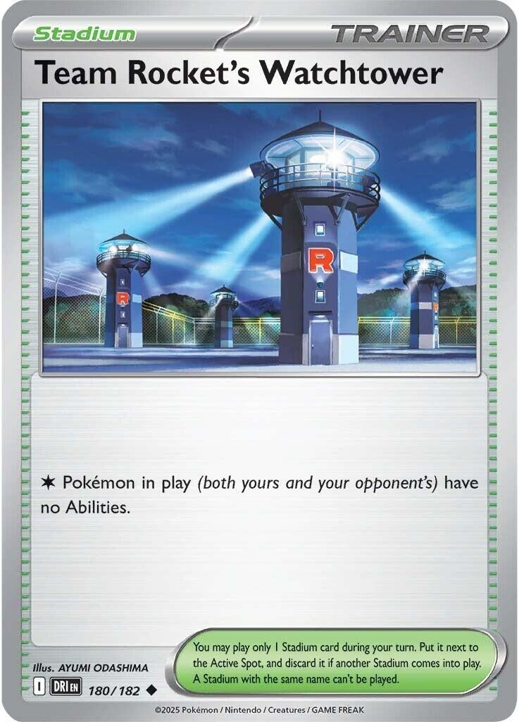 Team Rocket's Watchtower (180/182) (SV10: Destined Rivals)