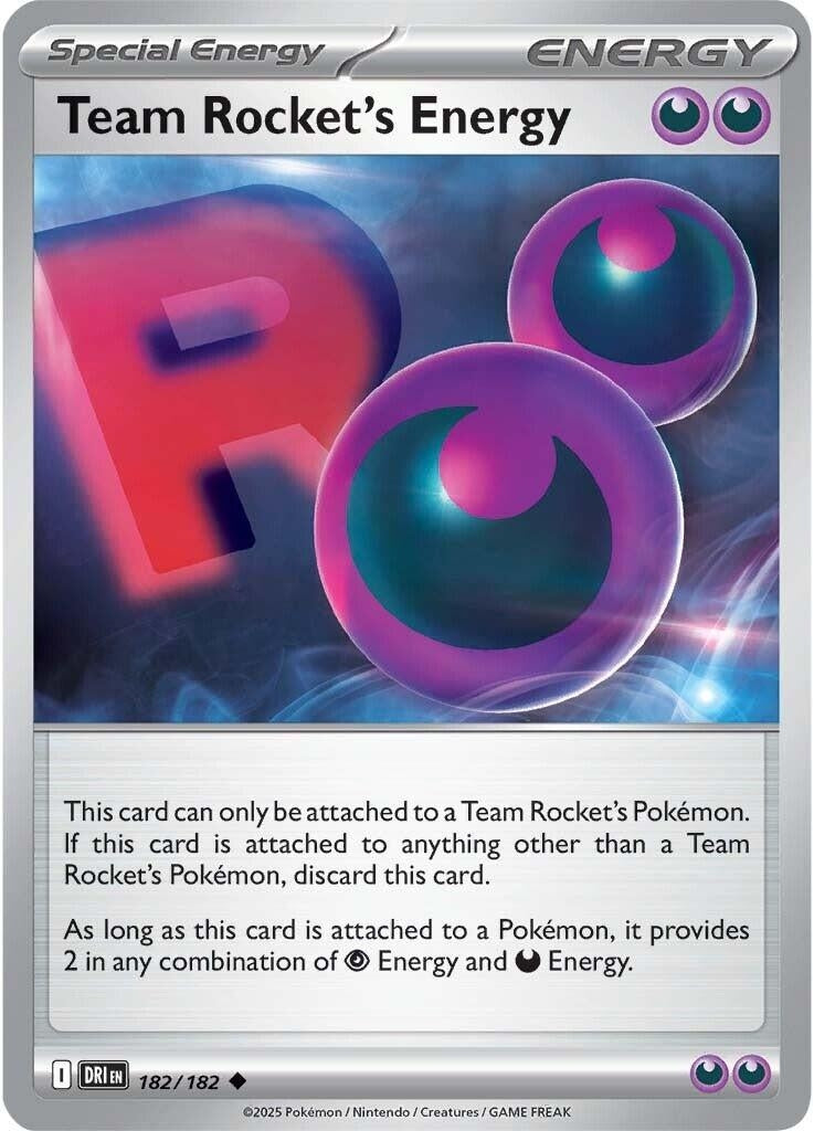 Team Rocket's Energy (182/182) (SV10: Destined Rivals)