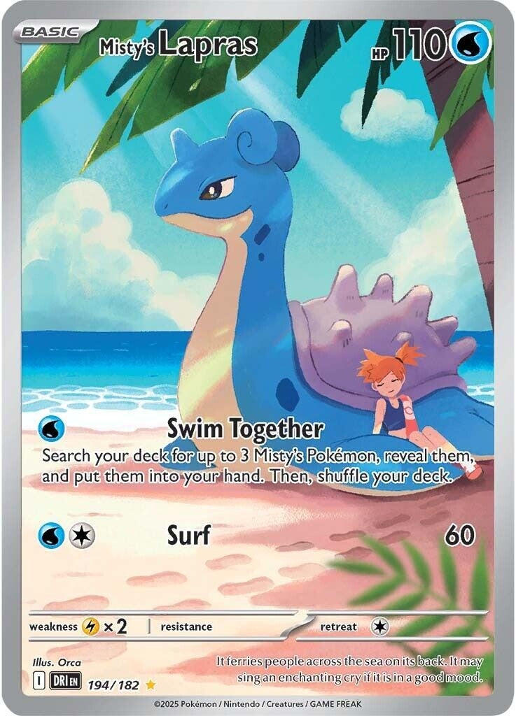 Misty's Lapras (194/182) (SV10: Destined Rivals)