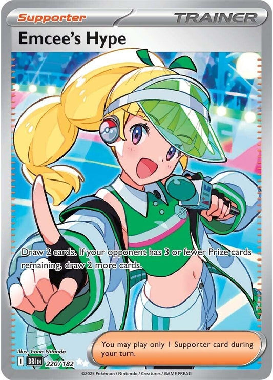 Emcee's Hype (220/182) (SV10: Destined Rivals)