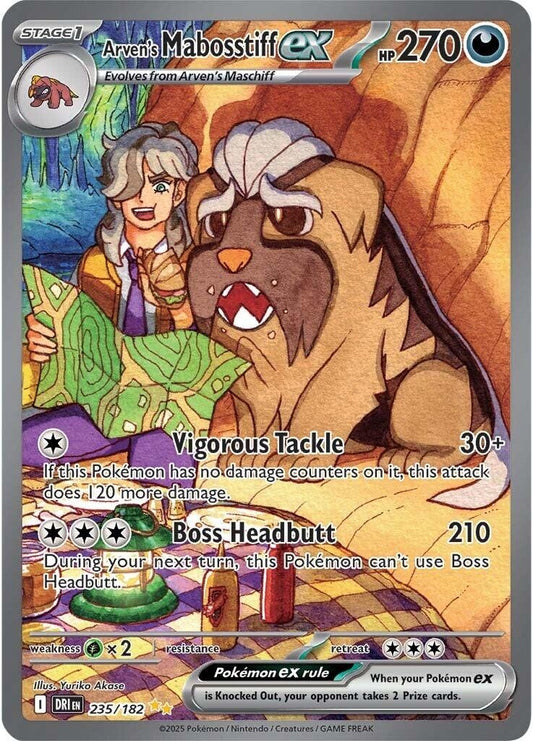 Arven's Mabosstiff ex (235/182) (SV10: Destined Rivals)