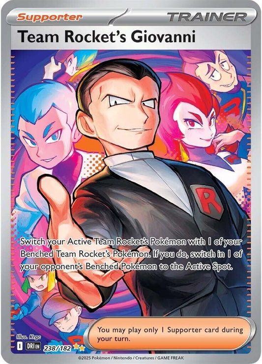Team Rocket's Giovanni (238/182) (SV10: Destined Rivals)