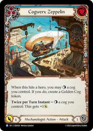 Cogwerx Zeppelin (Blue) (SEA020) [High Seas]