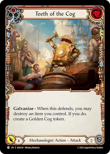 Teeth of the Cog (Red) (SEA030) [High Seas]