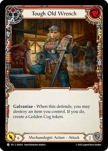 Tough Old Wrench (Red) (SEA033) [High Seas]