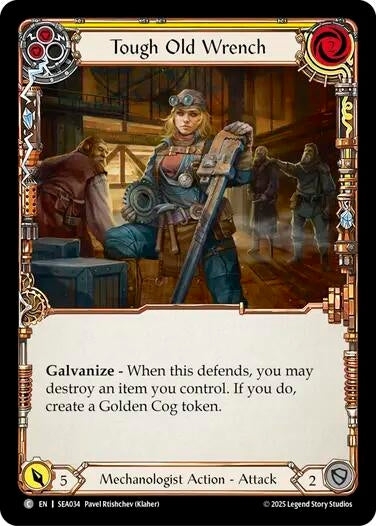 Tough Old Wrench (Yellow) (SEA034) [High Seas]