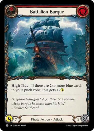 Battalion Barque (Red) (SEA152) [High Seas]