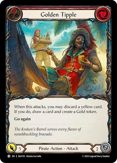 Image for Golden Tipple (Red) (SEA159) (High Seas) - Flesh and Blood TCG
