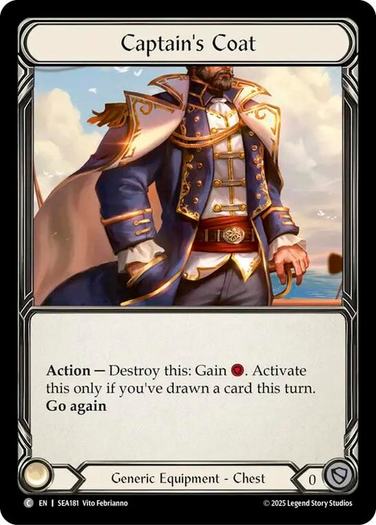 Image for Captain's Coat (SEA181) (High Seas) - Flesh and Blood TCG