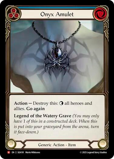 Image for Onyx Amulet (SEA191) (High Seas) - Flesh and Blood TCG