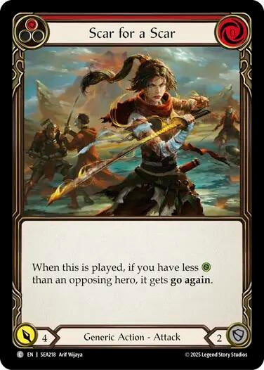 Scar for a Scar (Red) (SEA218) [High Seas]