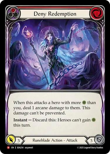 Image for Deny Redemption (SEA254) (High Seas) - Flesh and Blood TCG