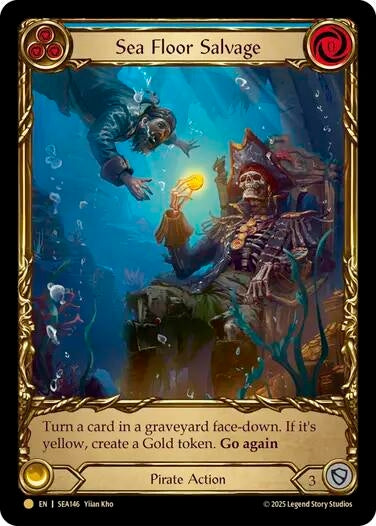 Image for Sea Floor Salvage (Treasure) (SEA146) (High Seas) - Flesh and Blood TCG